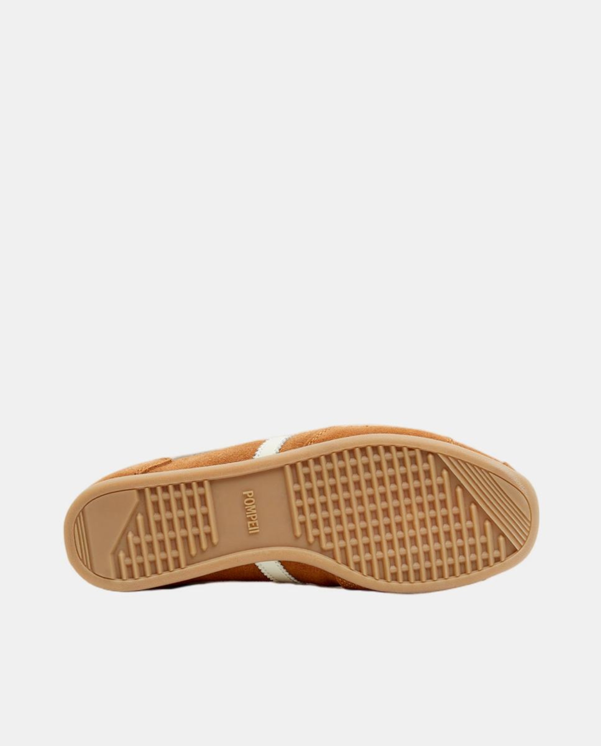 Sapatilhas Casual em Pele com Combinação Tripla de Atacadores Camel-7