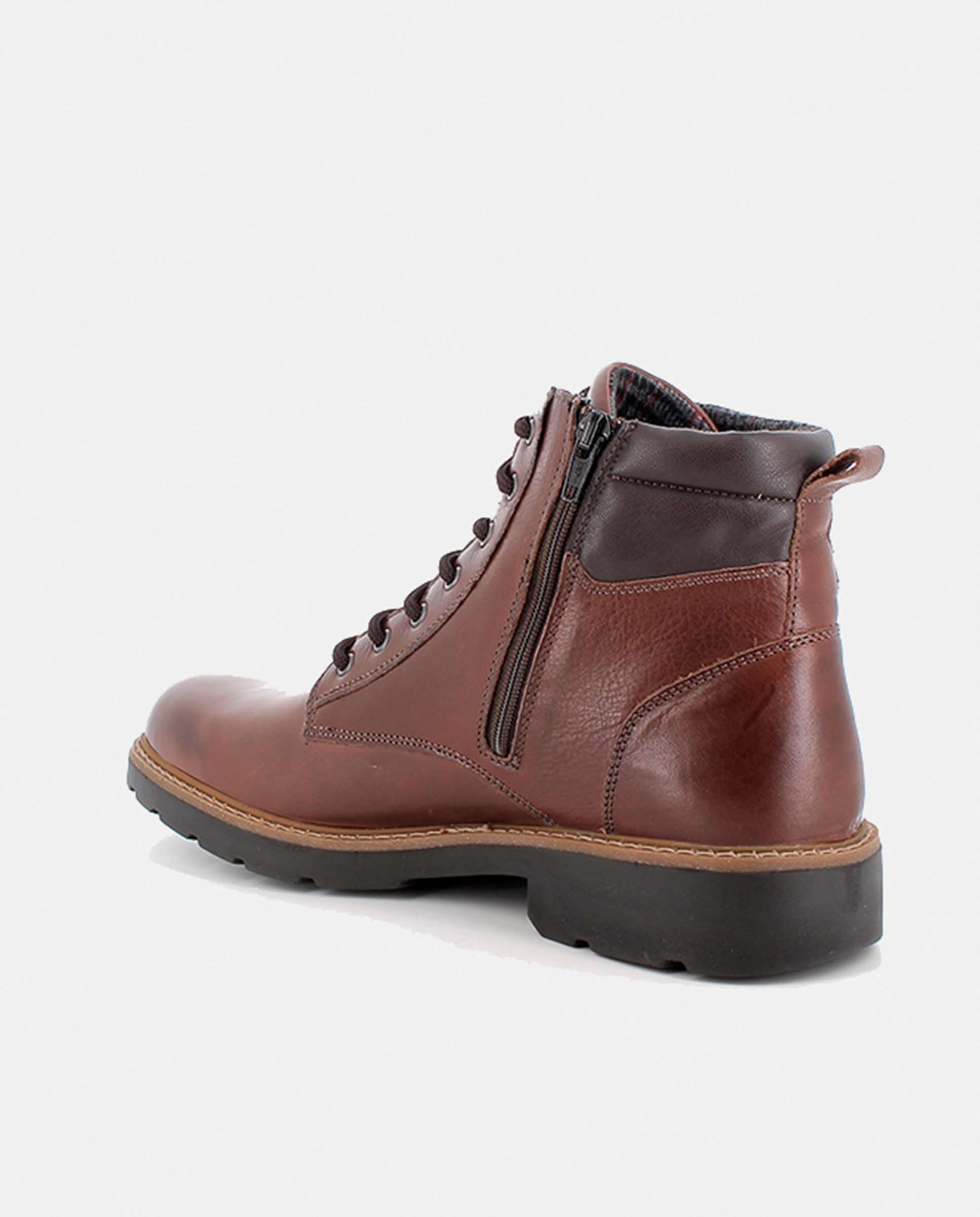 Botins em Pele com Forro Goretex e Fecho de Atacadores Couro-3