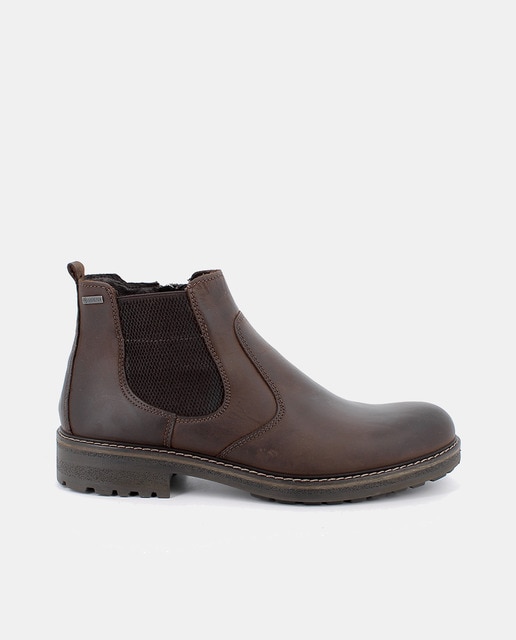 Imagem 0 de Botins em Pele com Forro Goretex e Fecho de Correr Lateral