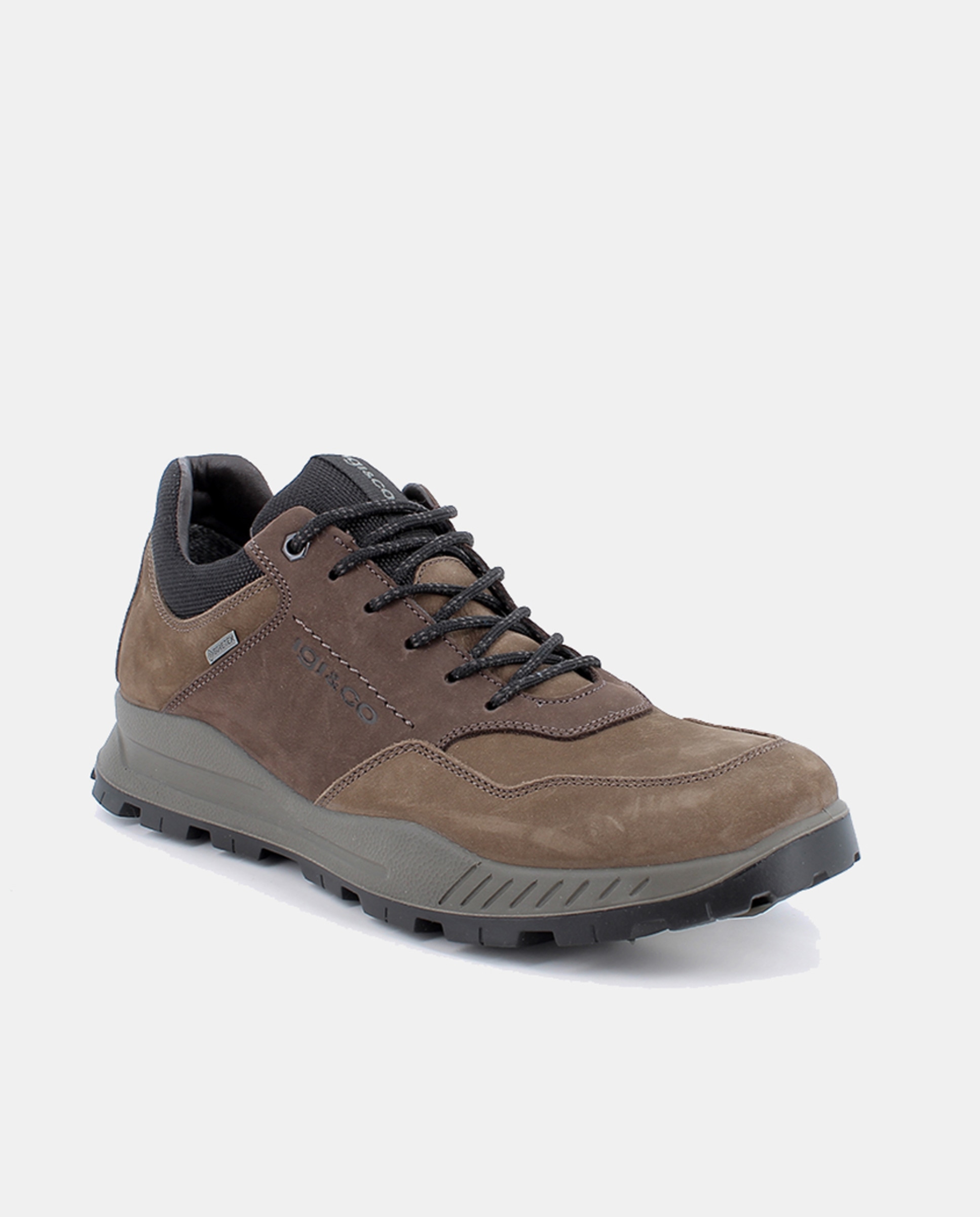Sapatos Desportivos em Pele com Forro Goretex e Fecho de Atacadores Castanho-claro-2