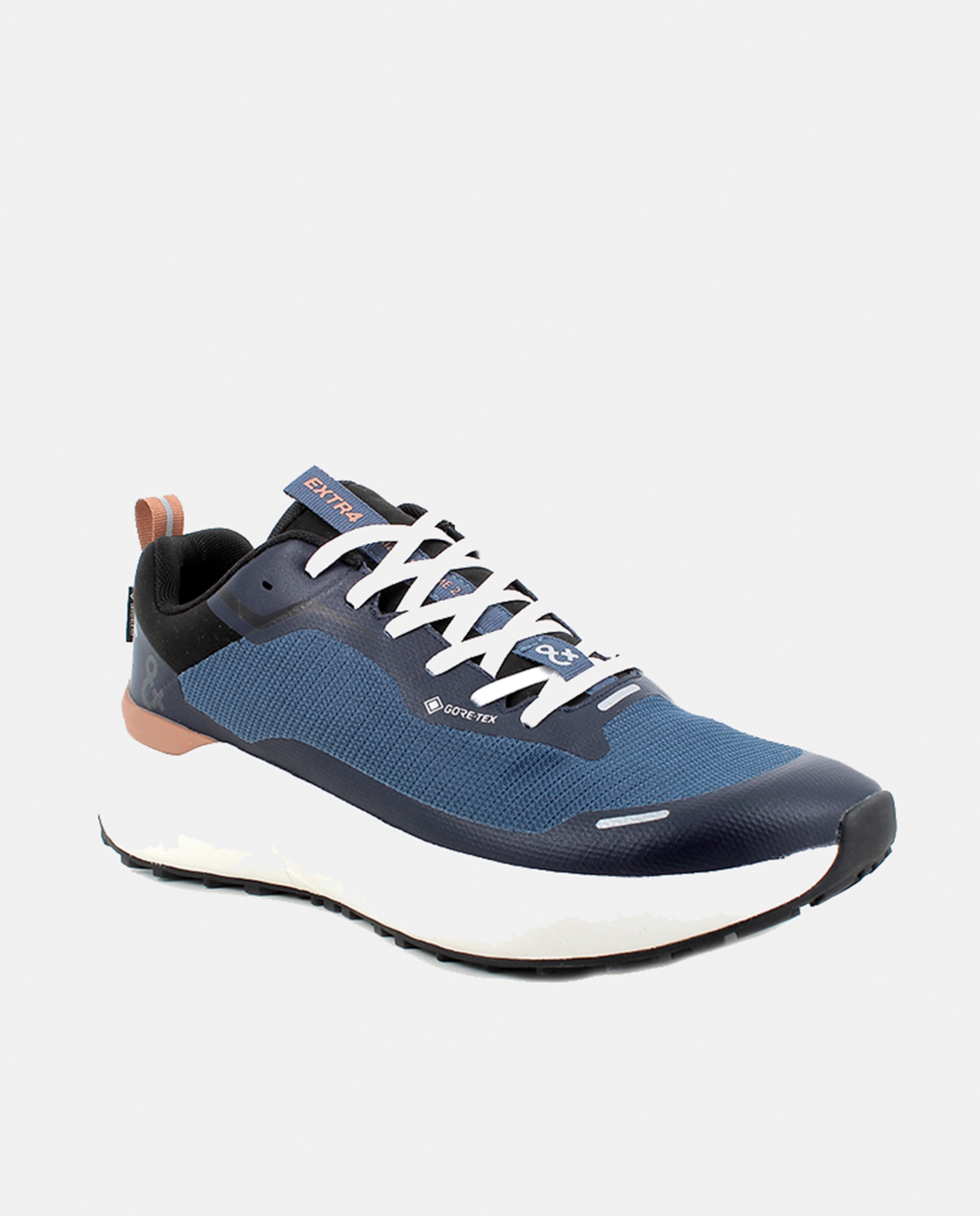 Sapatilhas de Forro Goretex com Atacadores Azul-escuro-2