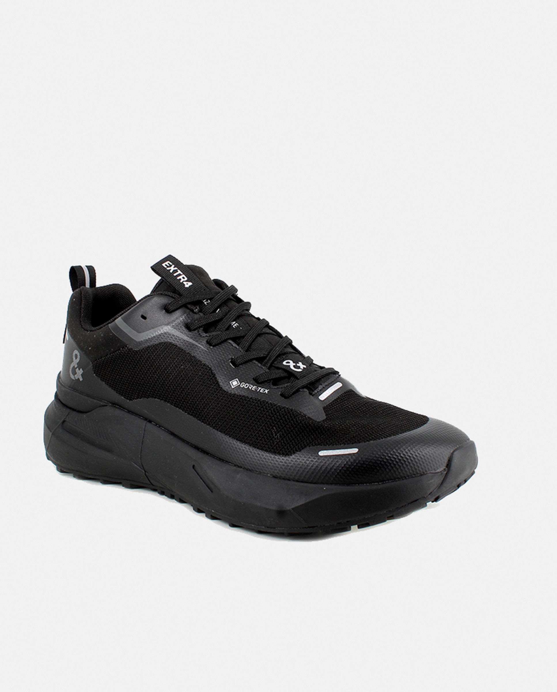 Sapatilhas de Forro Goretex com Atacadores Preto-2