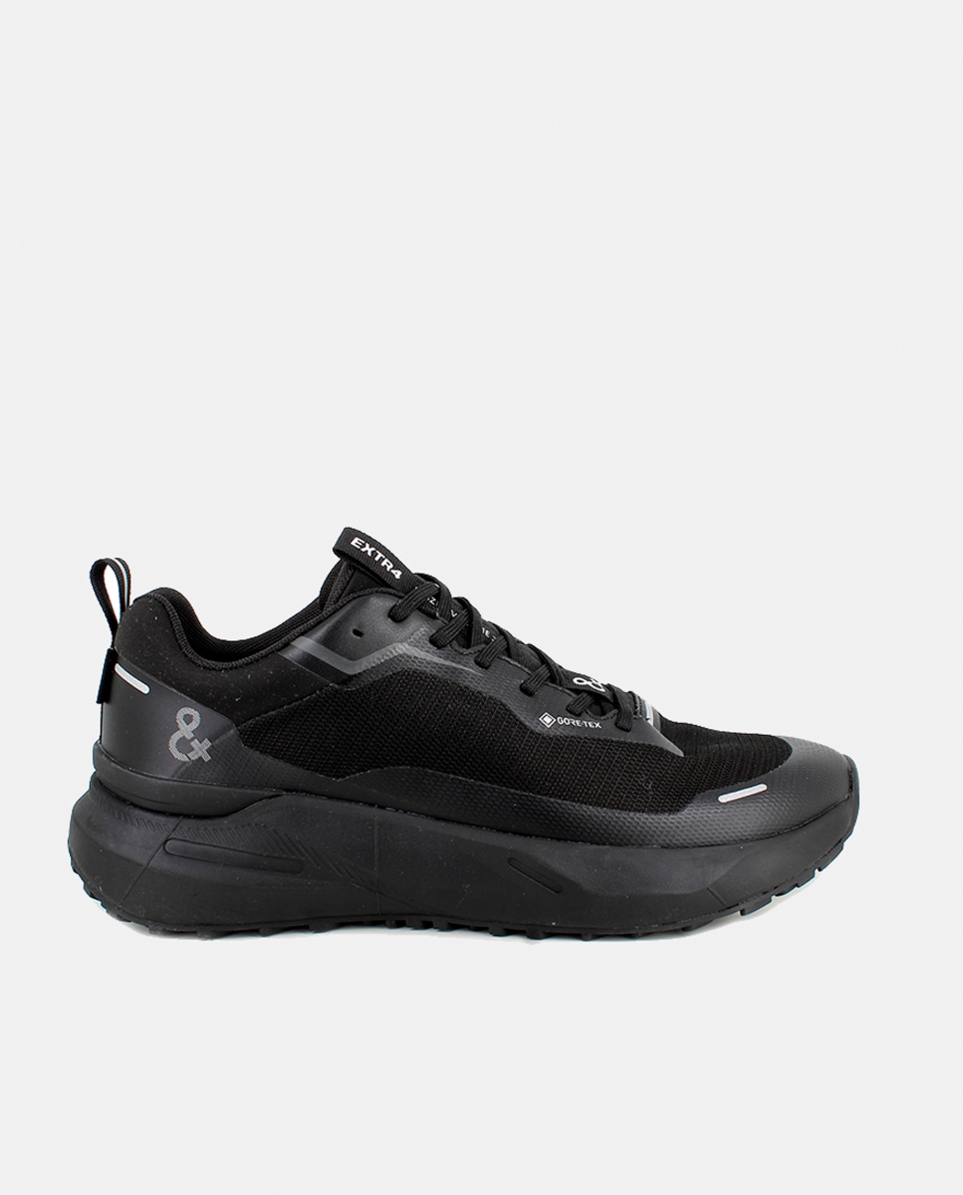 Sapatilhas de Forro Goretex com Atacadores Preto-1