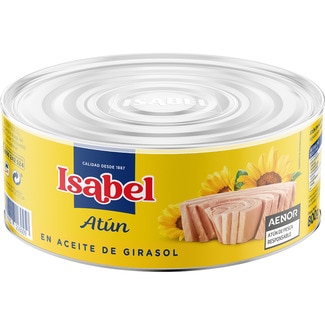 atún en aceite girasol lata 650 g neto escurrido - Isabel
