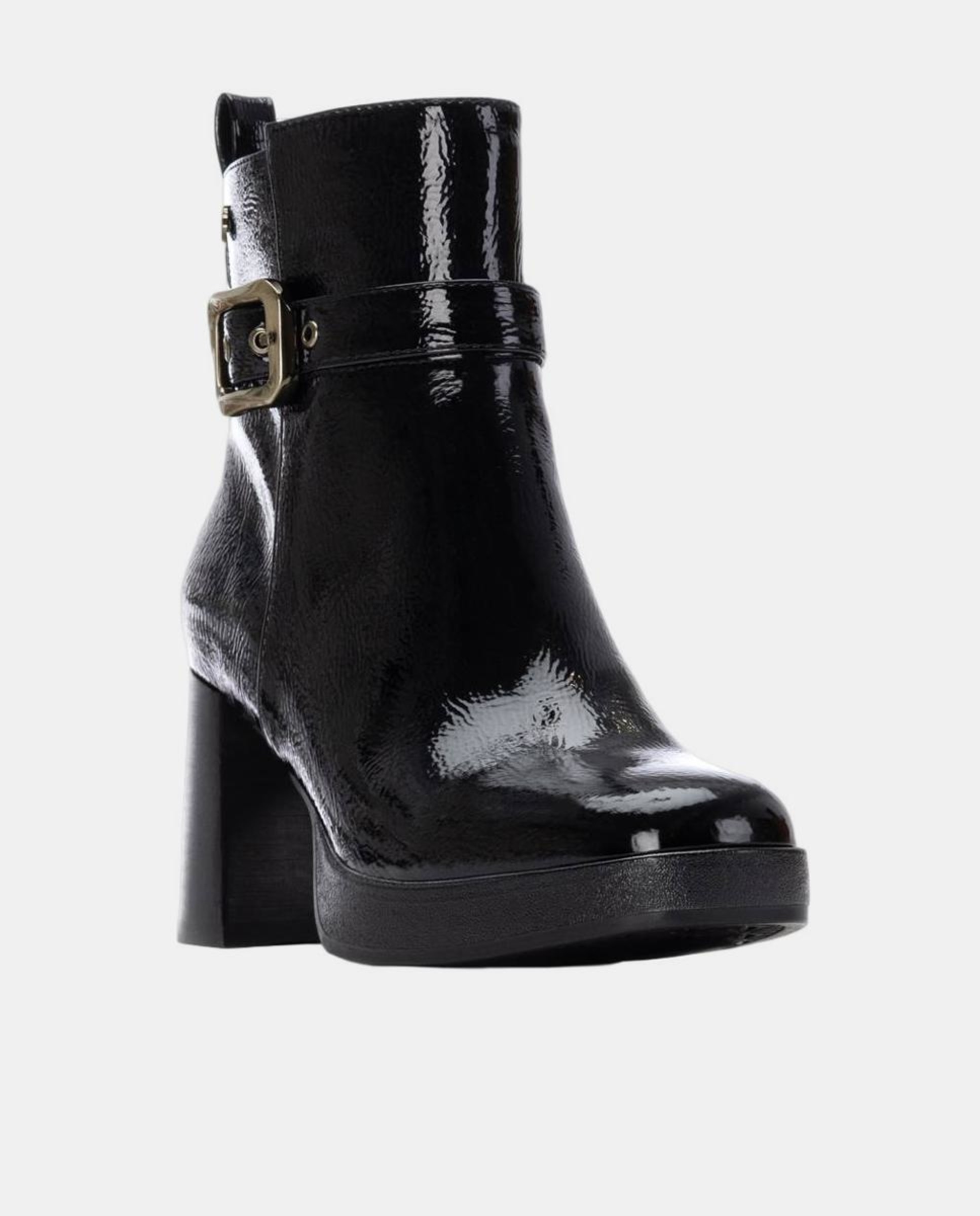 Botins em Pele Cinzento-2