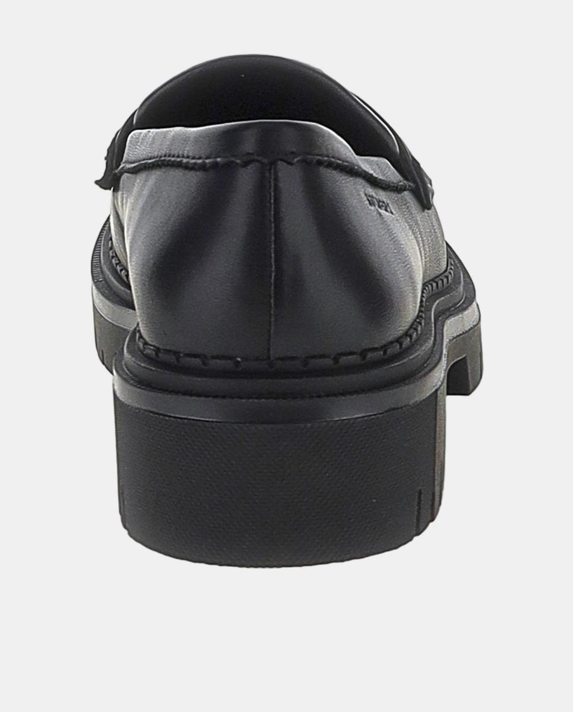 Mocassins com Travessão Acolchoado Preto-5