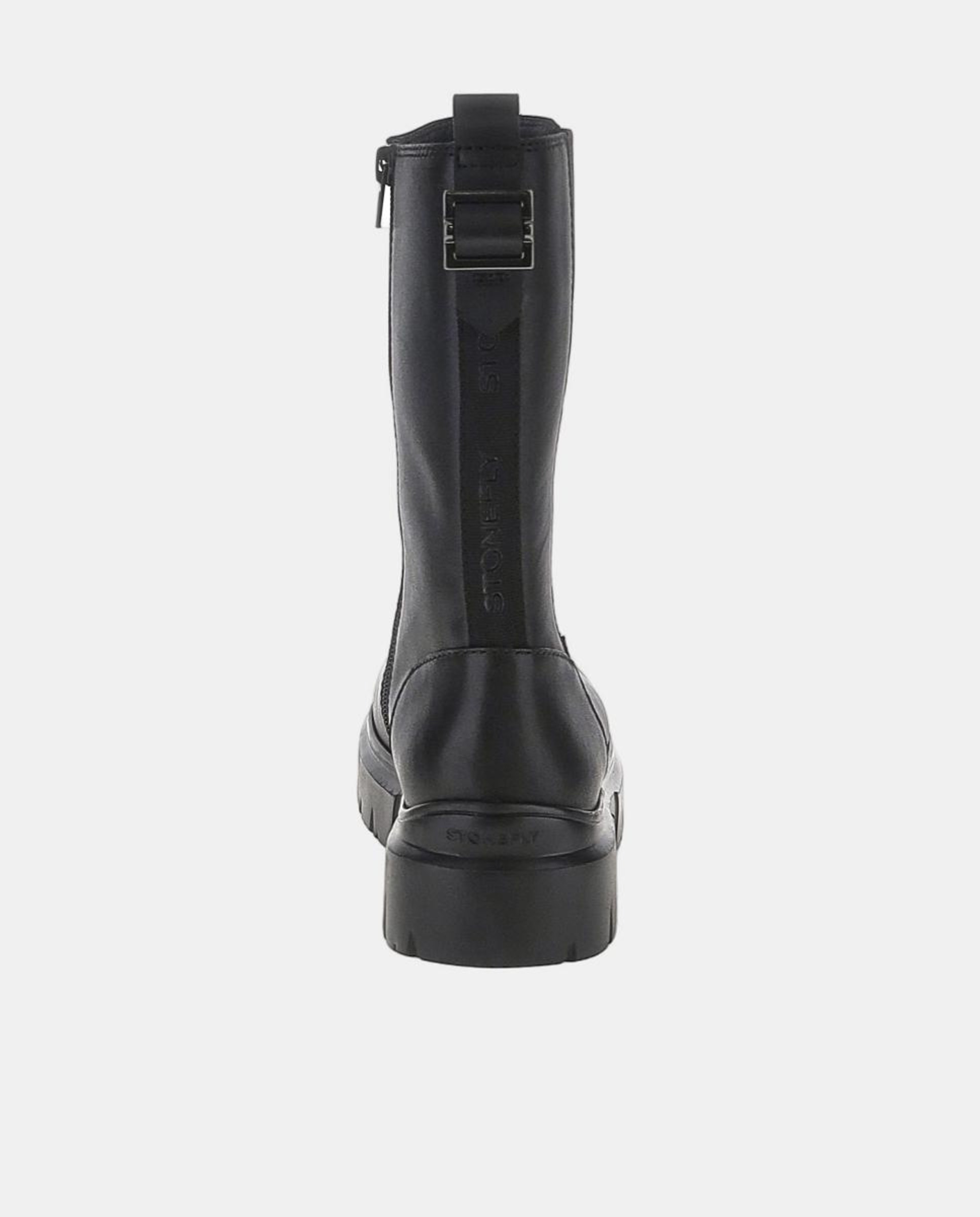 Botins Três Quartos com Fecho de Correr Preto-5