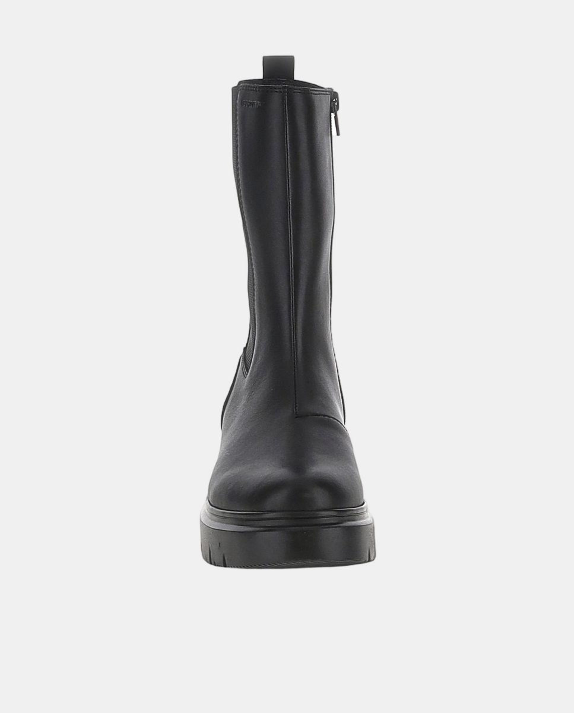 Botins Três Quartos com Fecho de Correr Preto-4