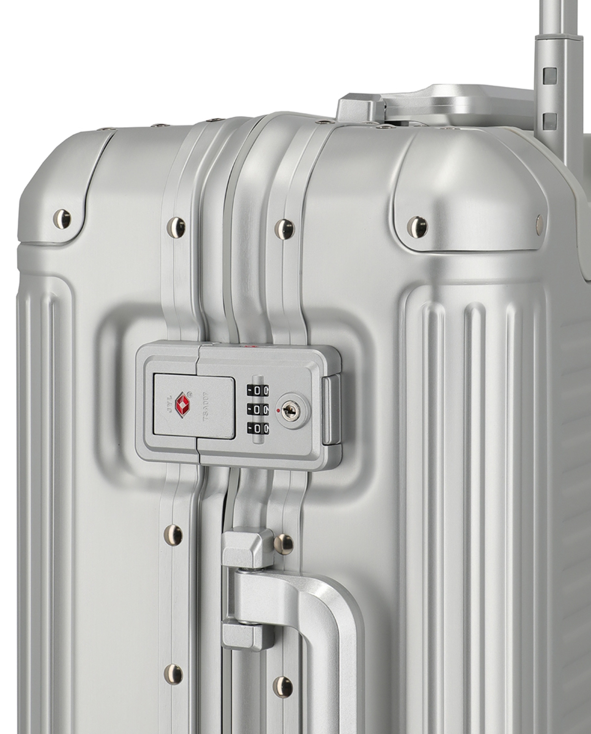 Trolley de Cabine de Alumínio Prata-8