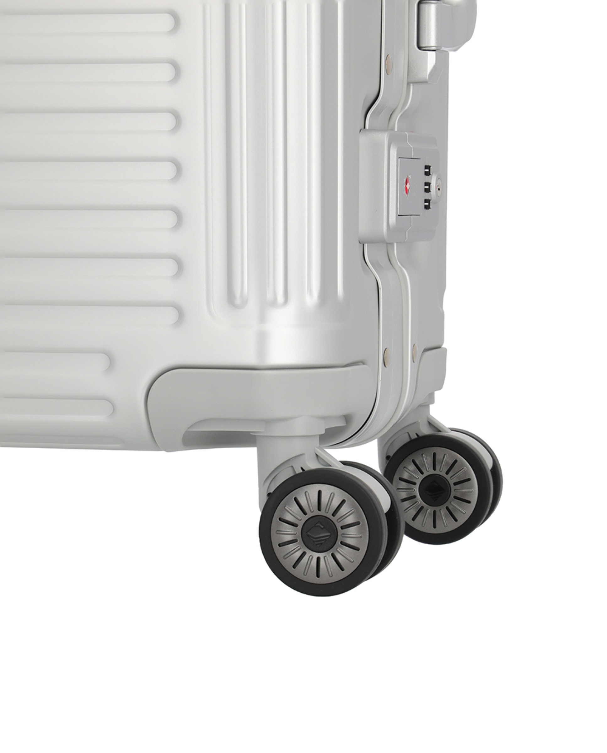 Trolley de Cabine de Alumínio Prata-7