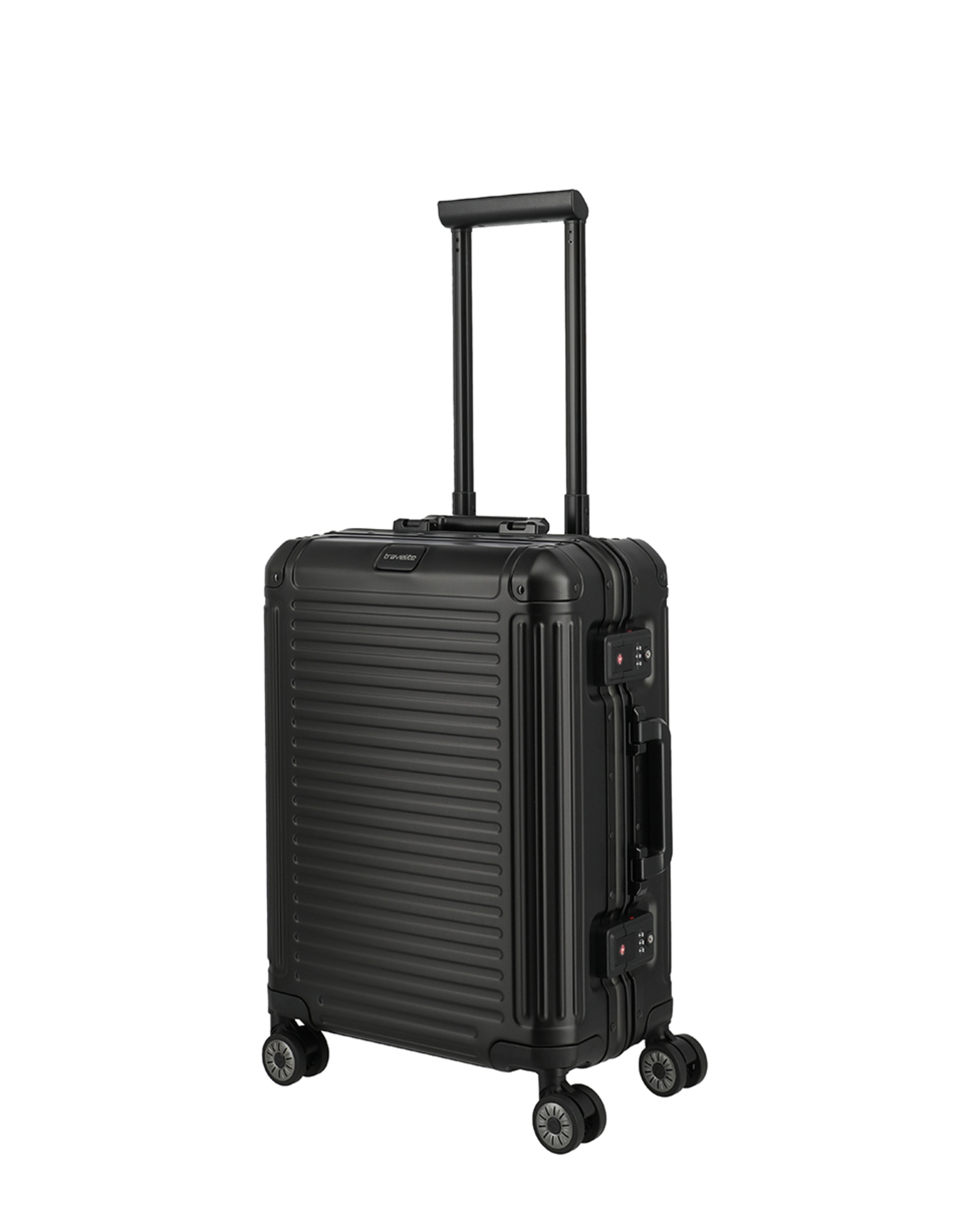 Trolley de Cabine de Alumínio Preto-10