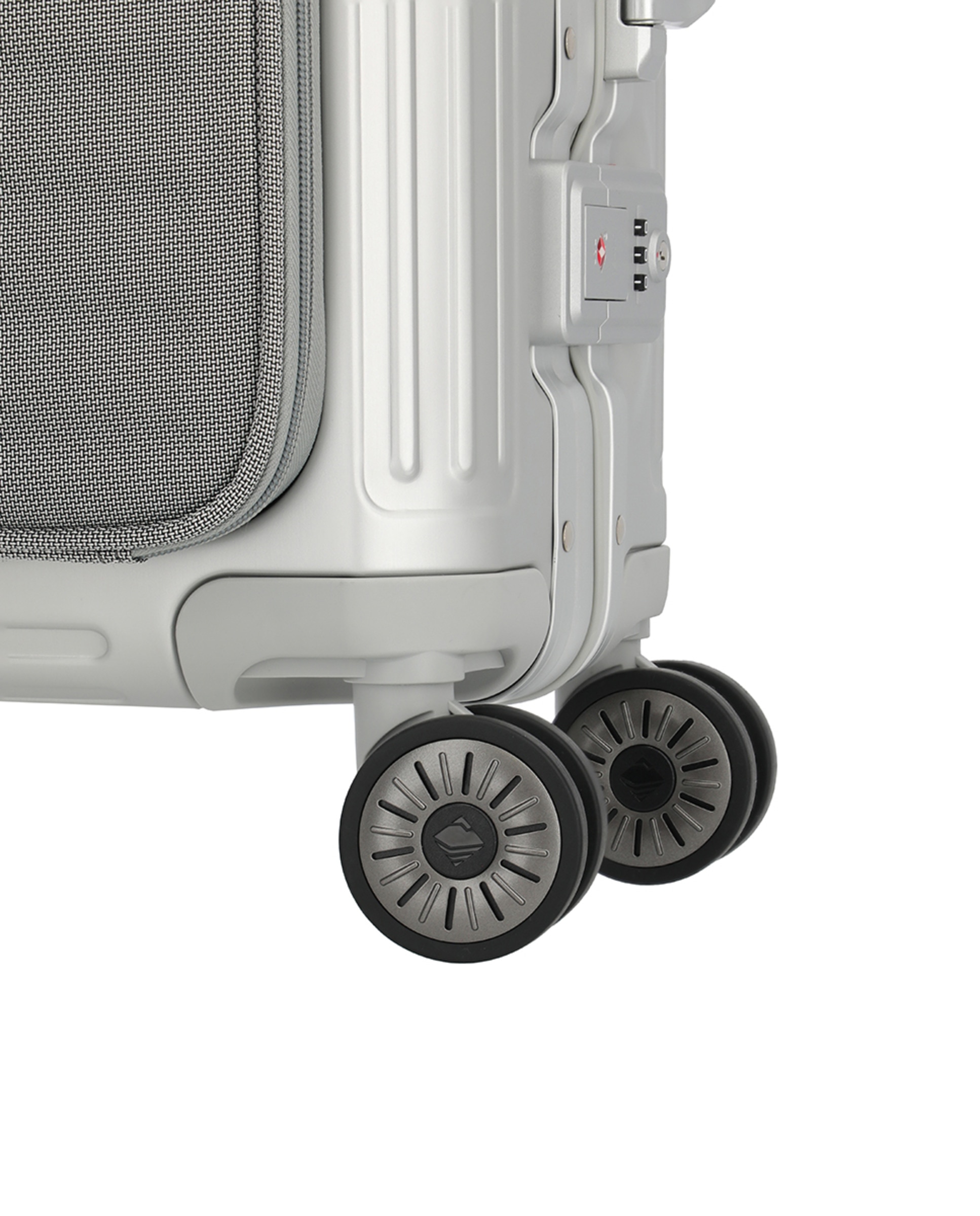 Trolley de Cabine de Alumínio Prata-9