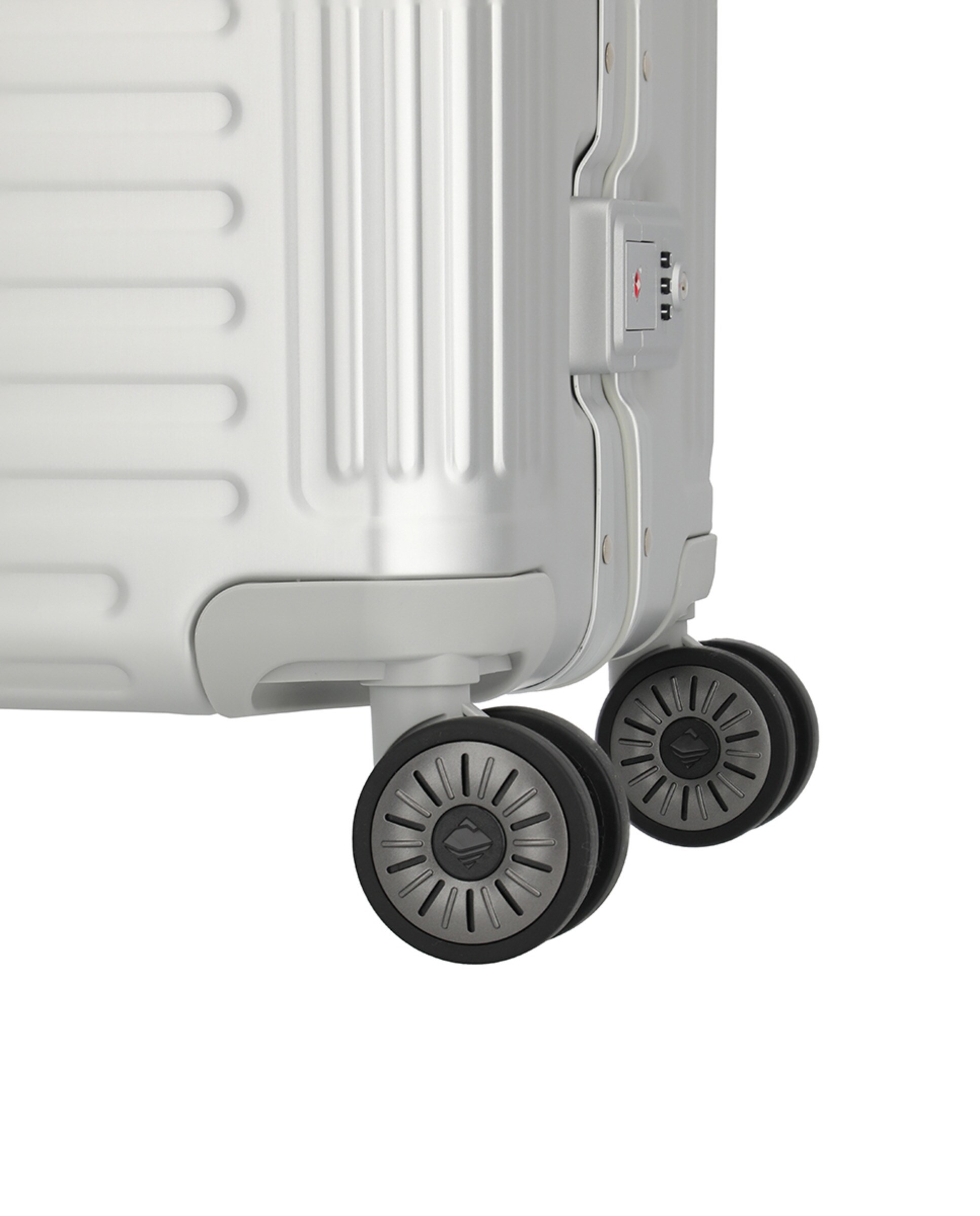 Trolley Grande de Alumínio Prata-7