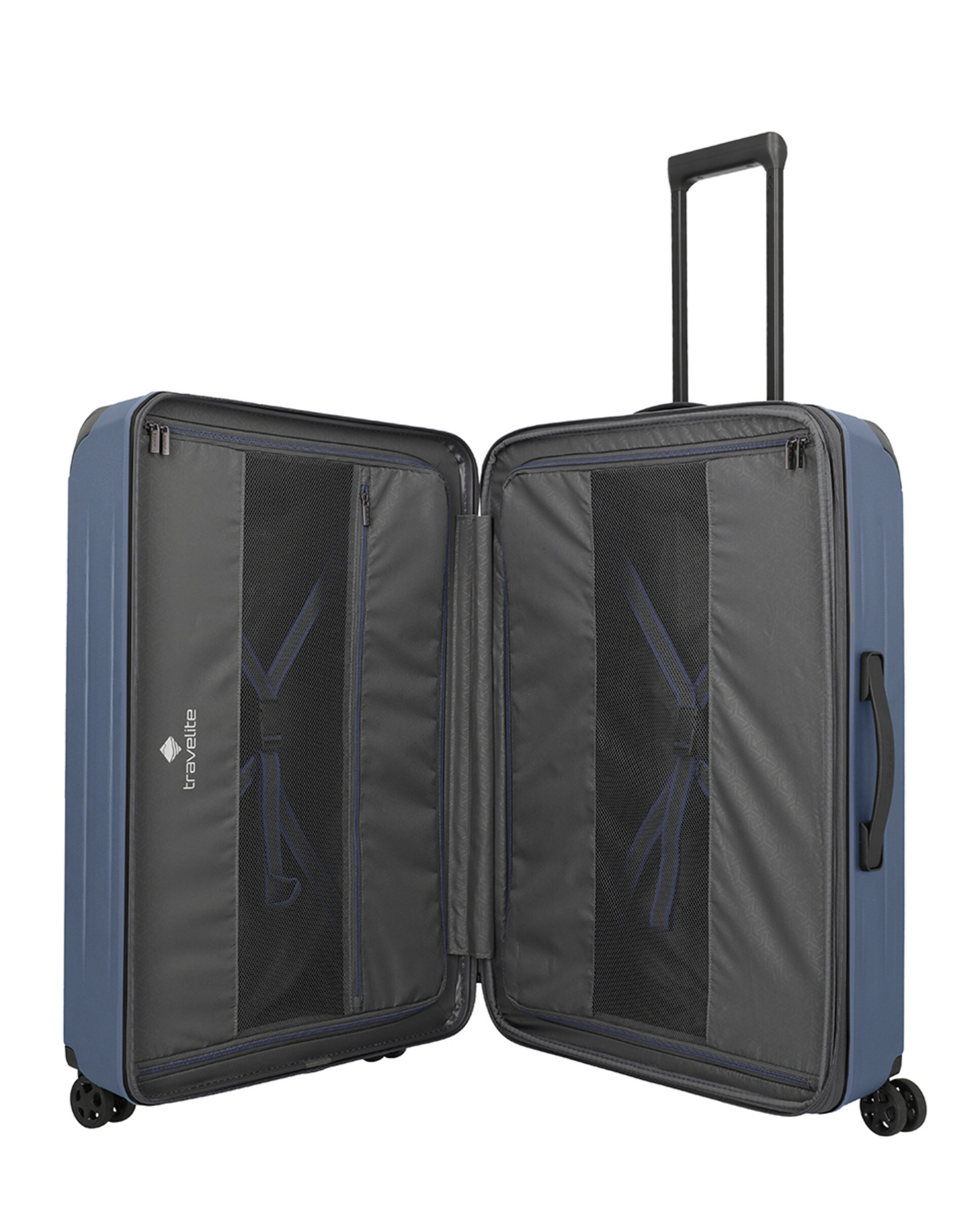 Mala Tipo Trolley Grande ABS+ Azul-3