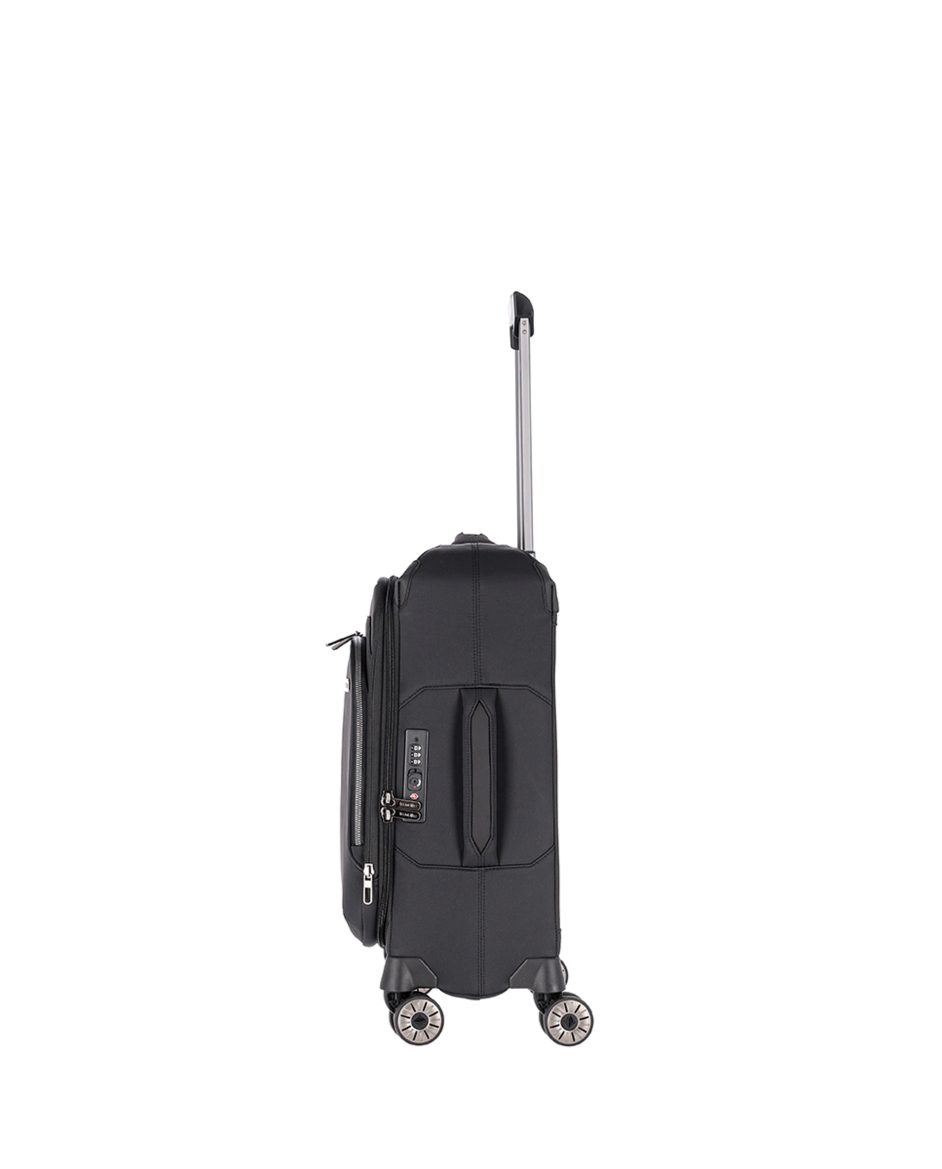 Trolley de Cabine em Nylon com Fibra de Vidro Preto-7