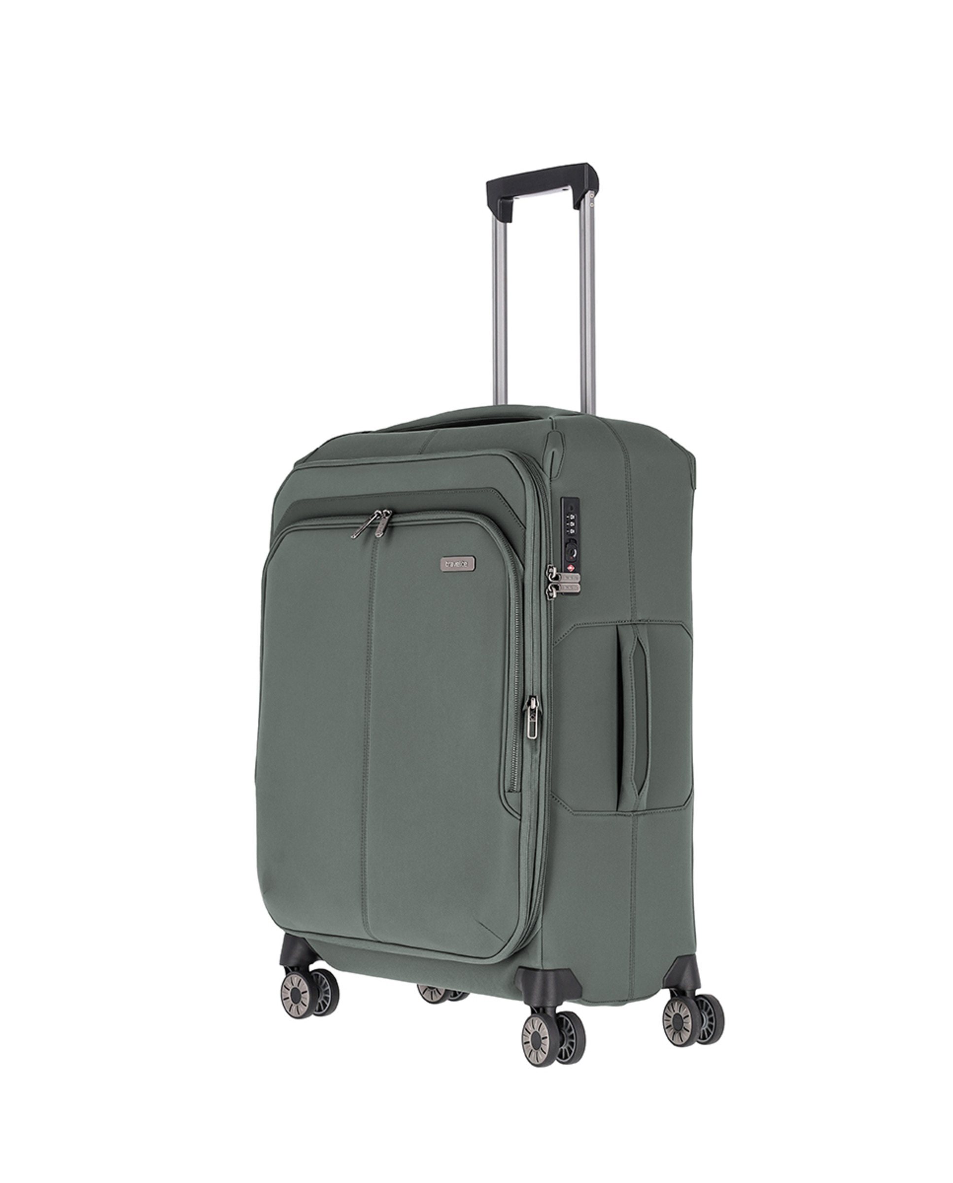 Trolley Médio de Nylon com Fibra de Vidro Preto-6