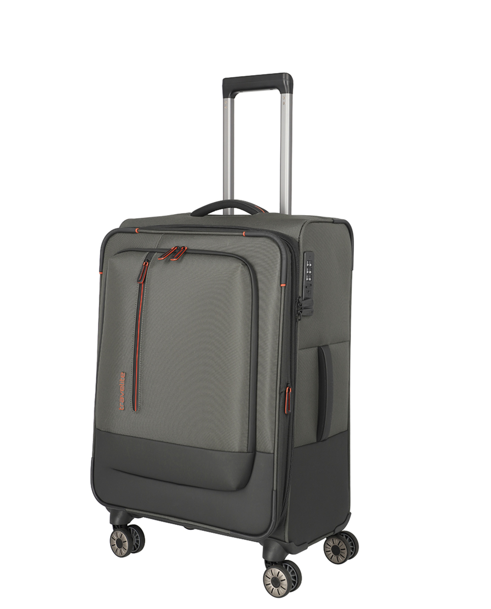 Trolley Médio Flexível 66 cm Expansível até 66 L Verde-8