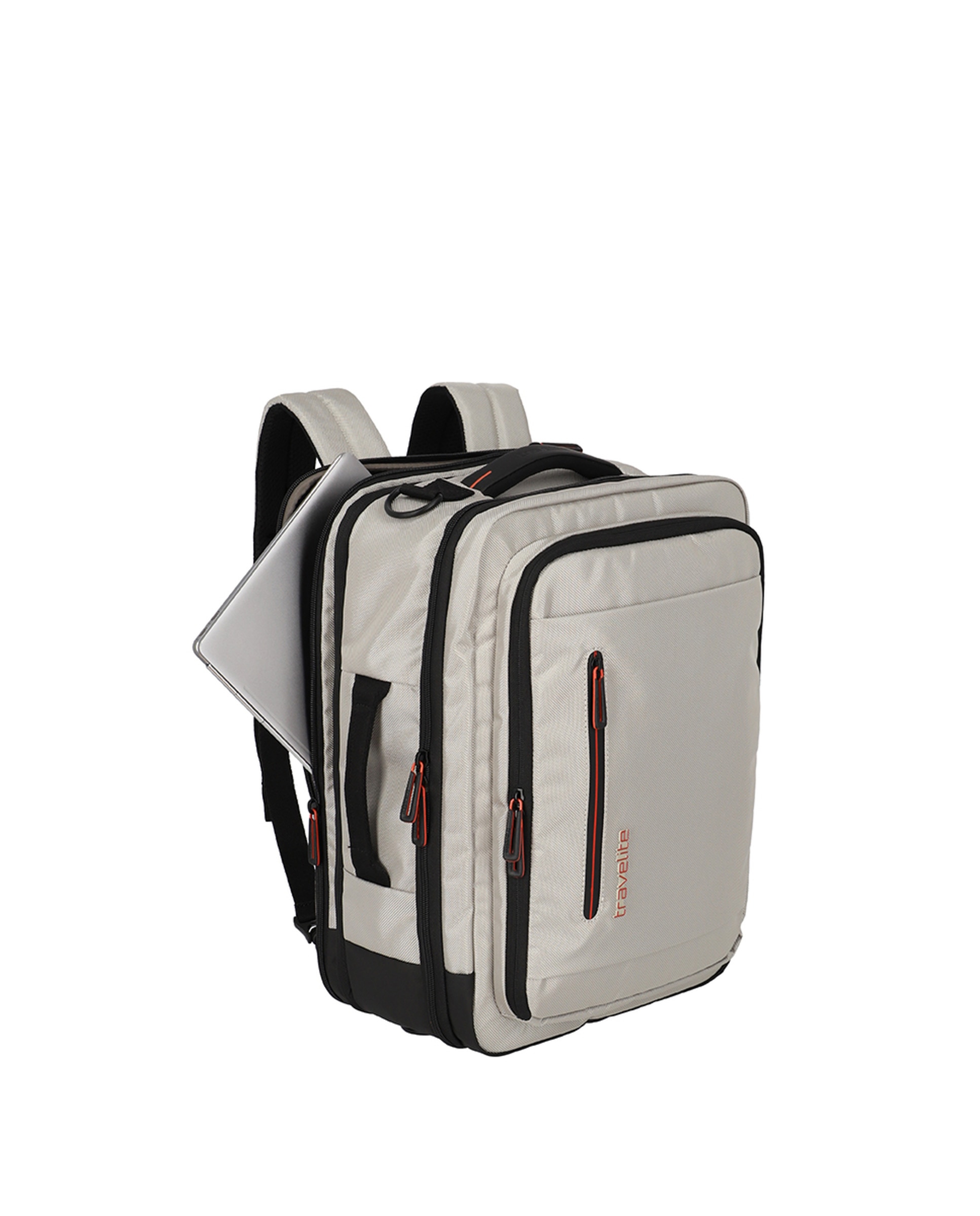 Mochila viaje con expandible 25/31L Gris-10