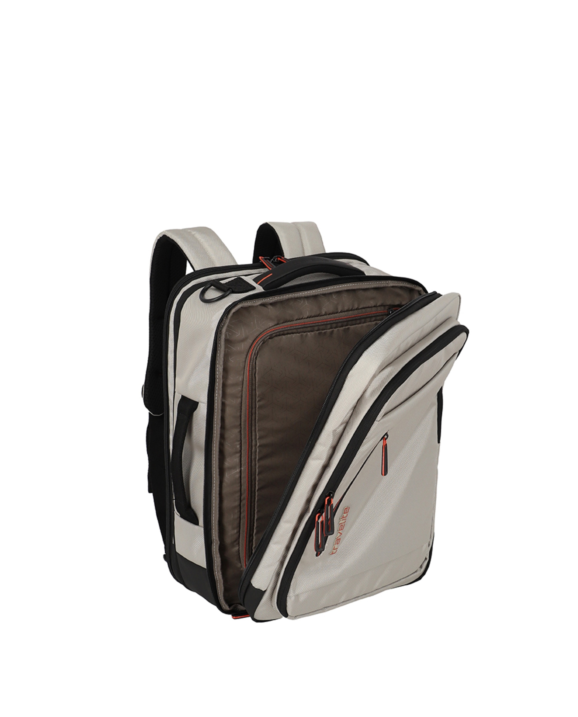 Mochila viaje con expandible 25/31L Gris-7