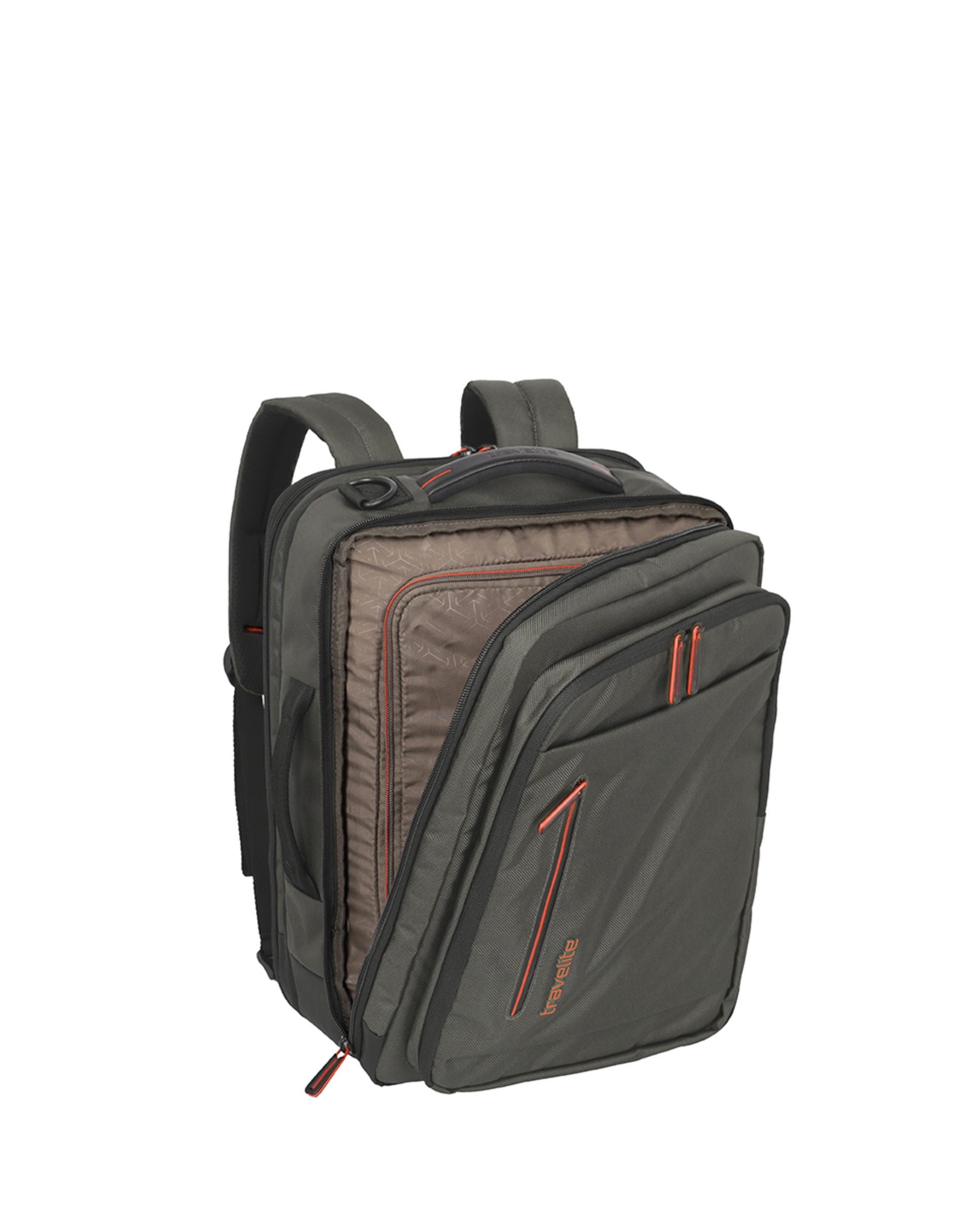 Mochila viaje con expandible 25/31L Verde-8