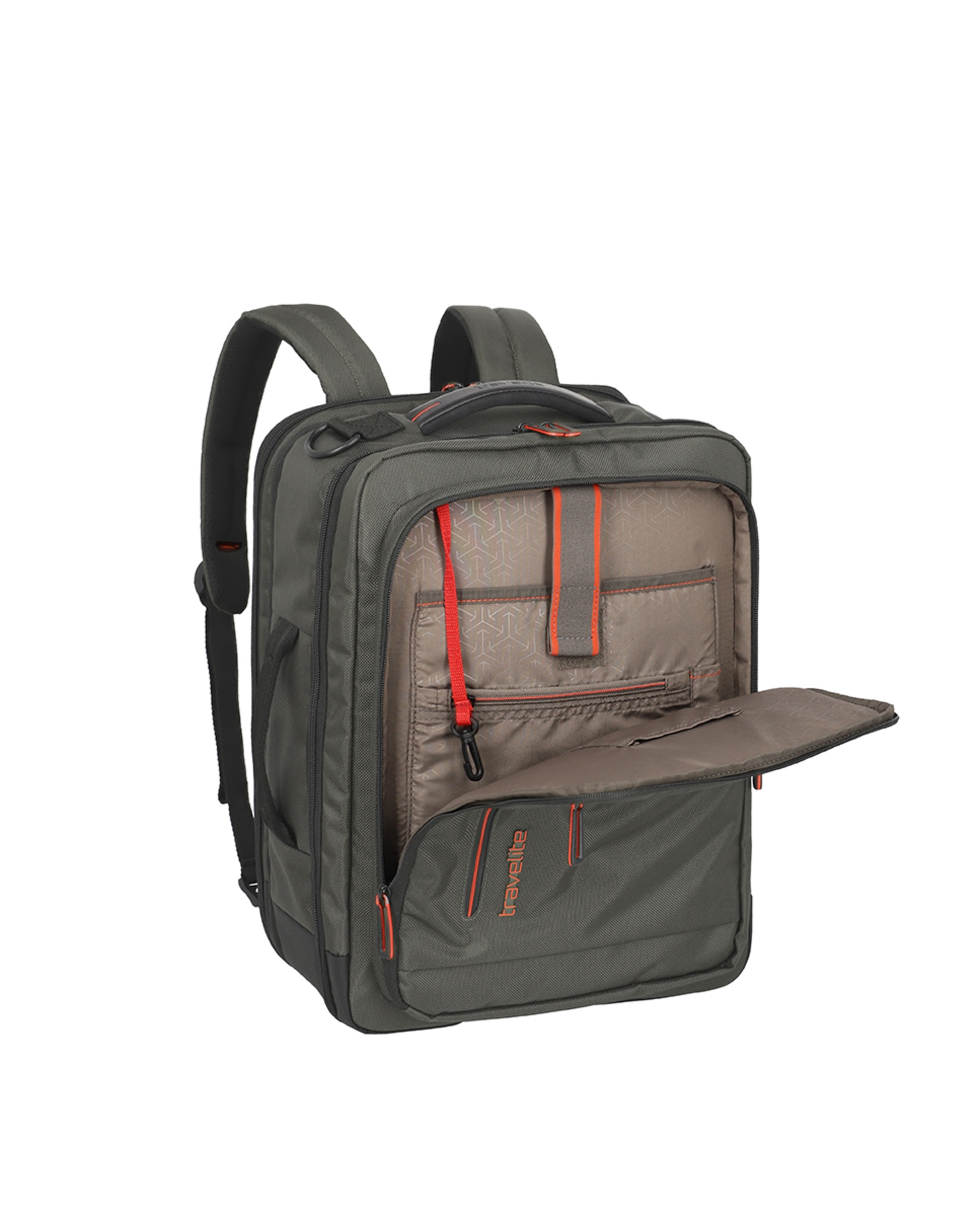 Mochila viaje con expandible 25/31L Verde-7