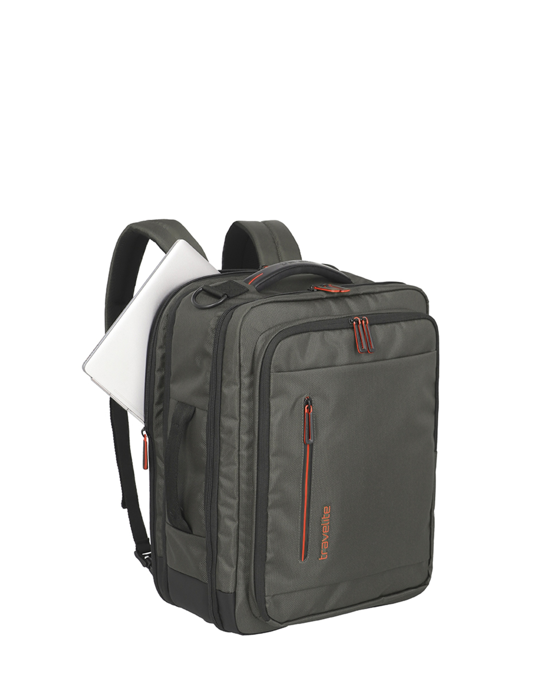 Mochila viaje con expandible 25/31L Verde-6