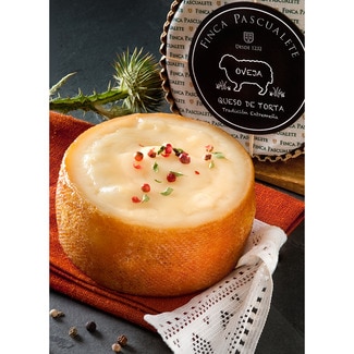 La Retorta queso de oveja cremoso curado de Extremadura peso aproximado pieza 500 g - Finca Pascualete