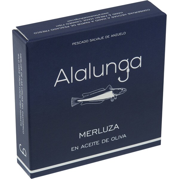 europäische Seehechtfilets in Olivenöl Dose 86 g netto Abtropfgewicht