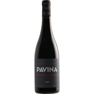 vino tinto pinot noir y tempranillo de la Tierra de Castilla y León botella 75 cl - Alta Pavina