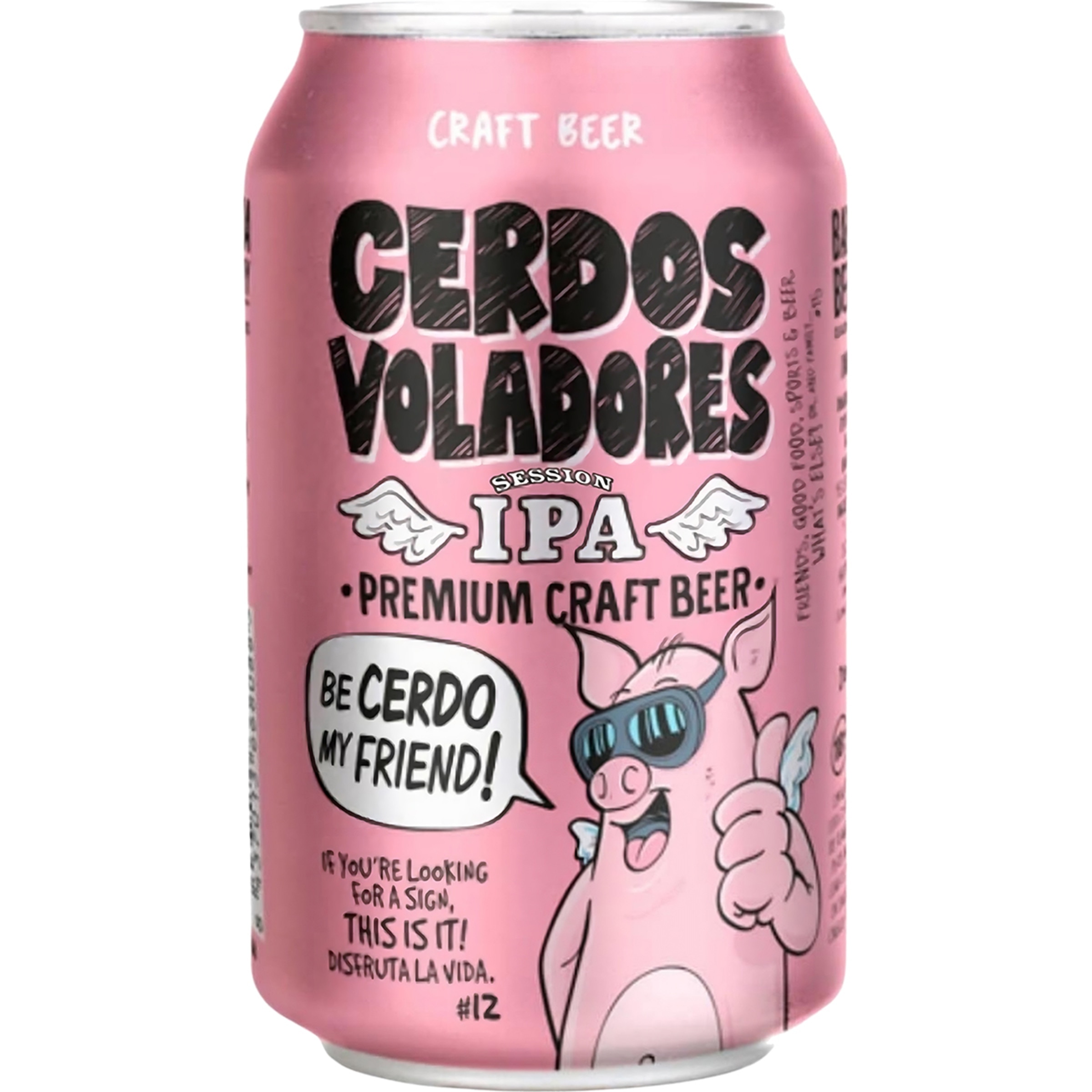 cerveza rubia artesana de Cataluña Tipo IPA lata 33 cl