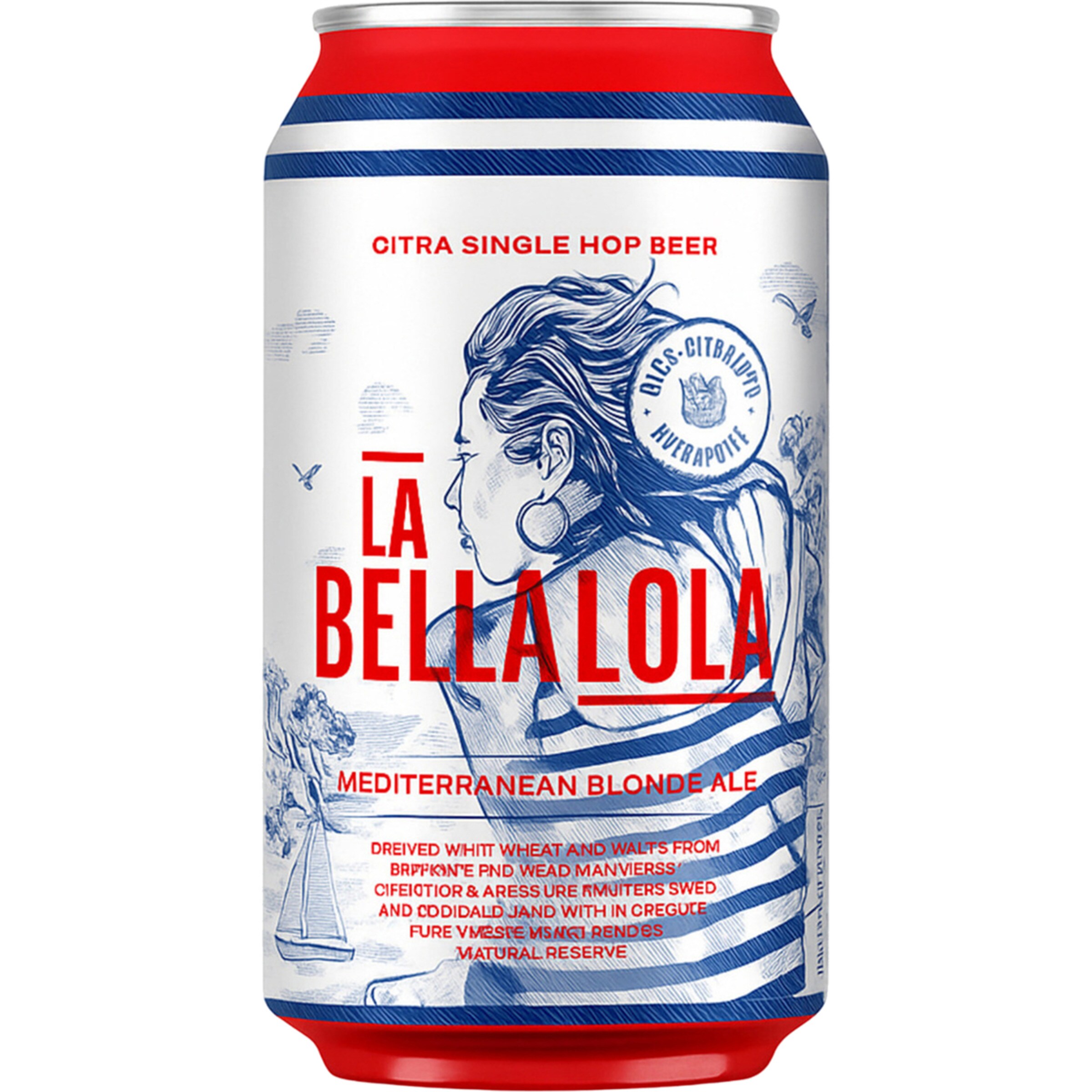 cerveza rubia artesana de Cataluña Tipo Pale Ale lata 33 cl