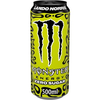 bebida energética Lando Norris Zero sugar con tarurina y ginseng lata 50 cl - Monster Energy