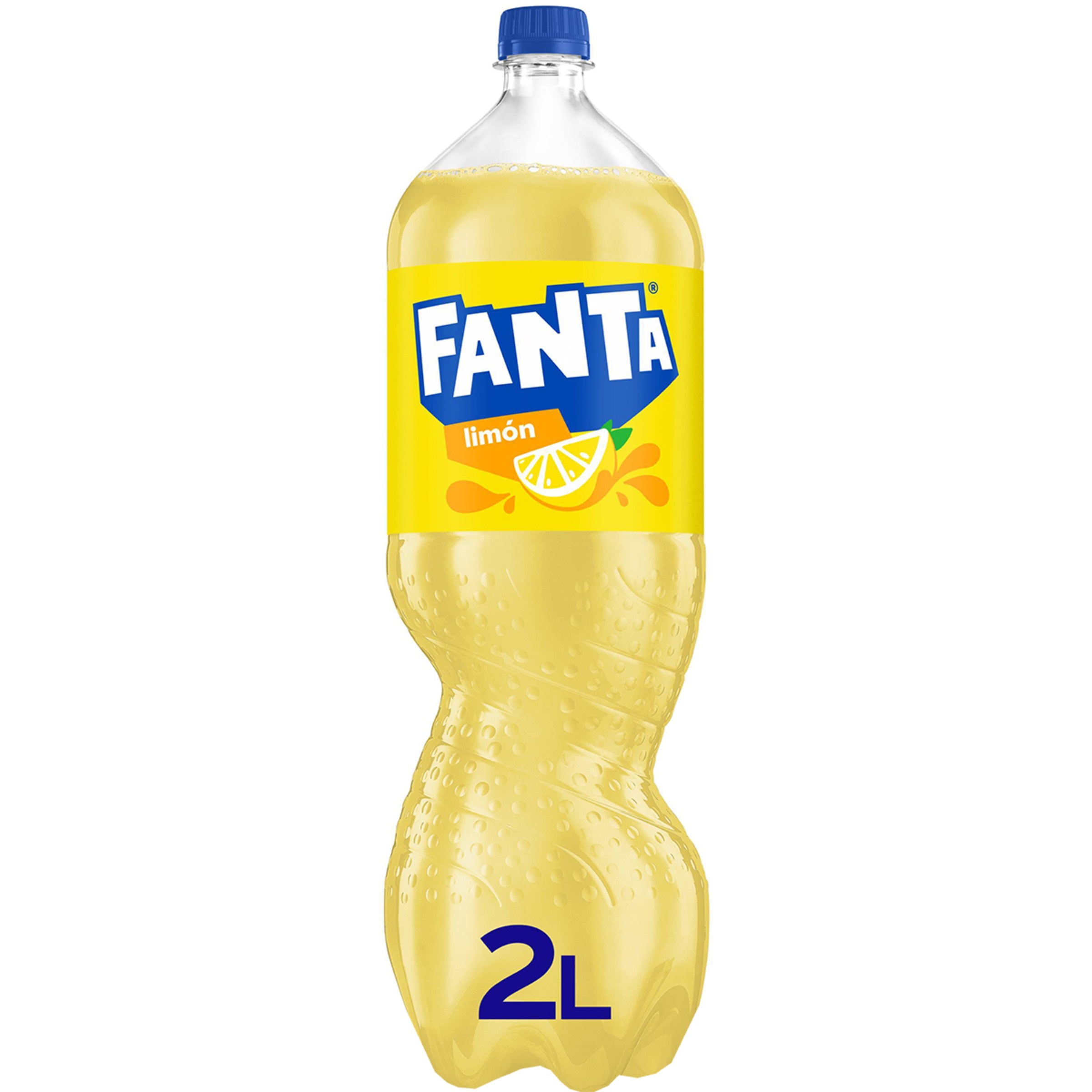 refresco de limón con gas botella 2 l