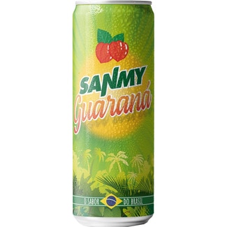 refresco de guaraná o sabor do Brasil lata 330 cl - Sanmy