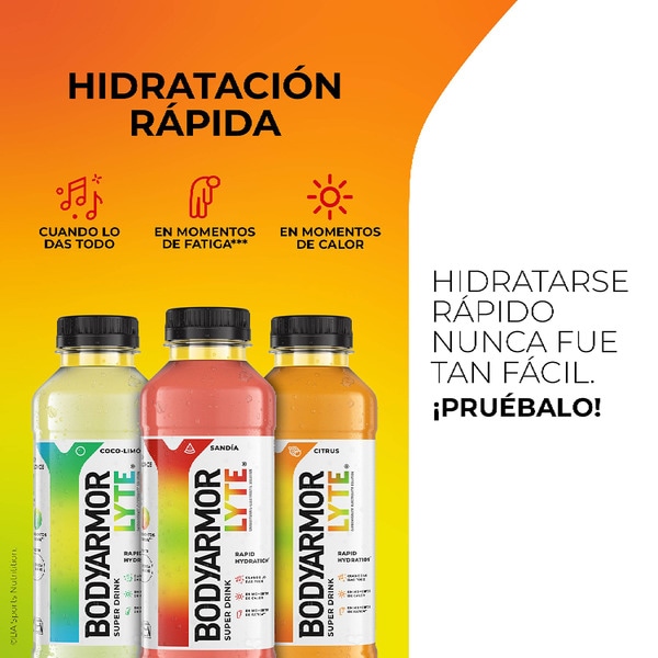 Sportgetränk Zitrusgeschmack mit Elektrolyten Flasche 575 ml