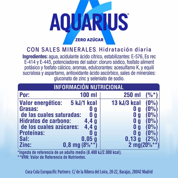 sugar free lemon flavour isotonic drink bottle 1,5 l