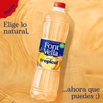 natural mineral water with tropical juice bottle 1,15 l