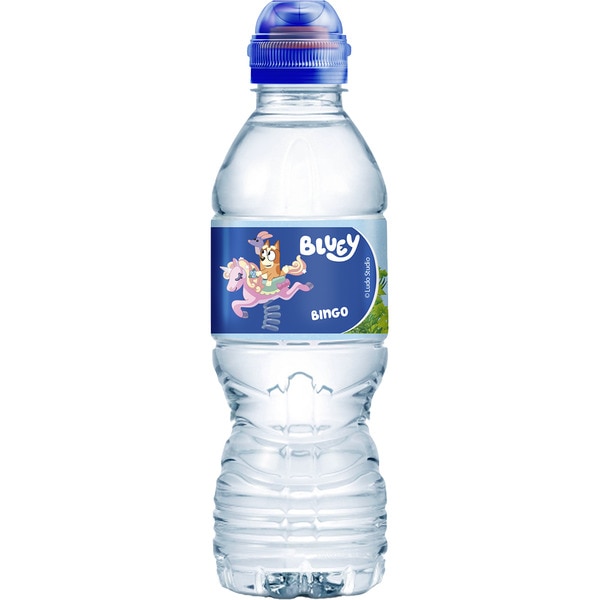 Natürliches Mineralwasser mit schwacher Mineralisierung Flasche 33 cl mit Sport-Verschluss (verschiedene Figuren, je nach Verfügbarkeit)