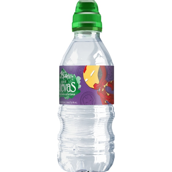 natural mineral water bottle 33 cl with sport lid