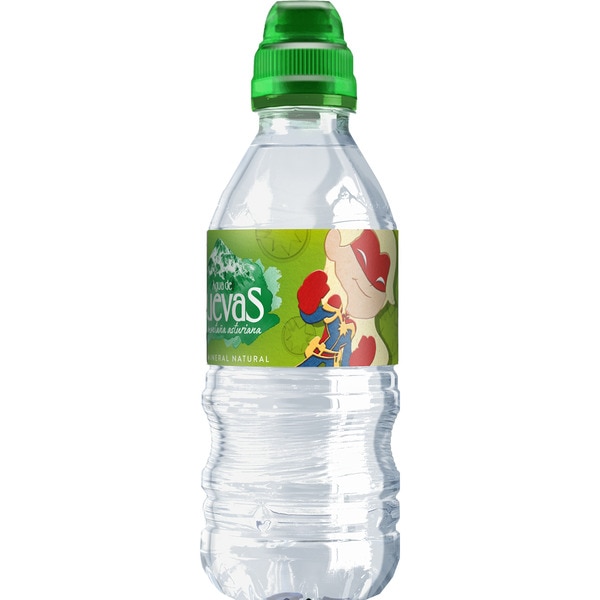 natural mineral water bottle 33 cl with sport lid