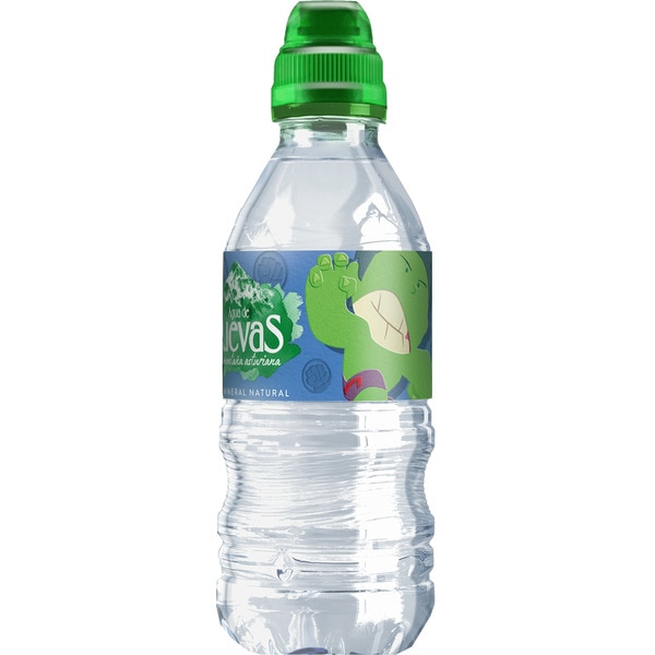 natural mineral water bottle 33 cl with sport lid