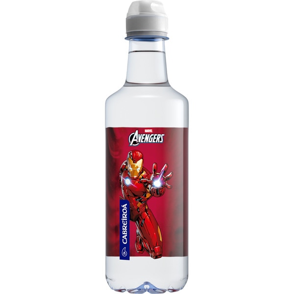 Stilles Mineralwasser Flasche 50 cl mit Sport-Verschluss (Verschiedene Figuren, je nach Verfügbarkeit)
