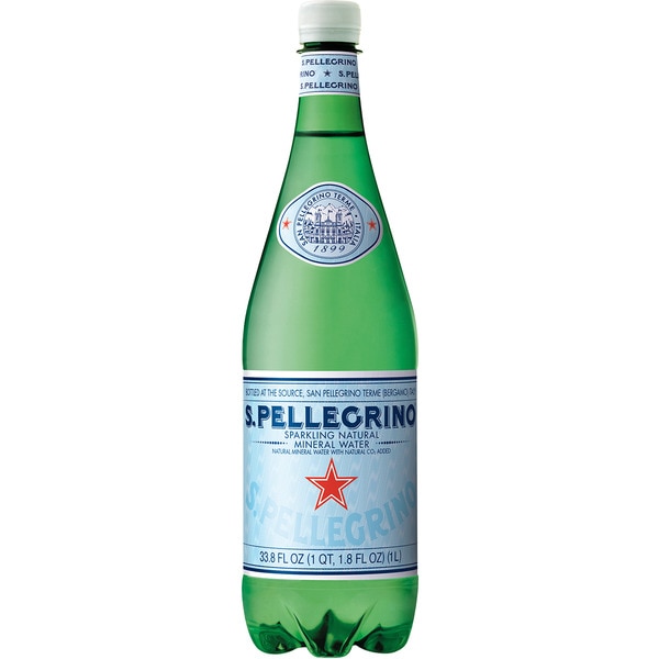 natural sparkling mineral water bottle 1 l