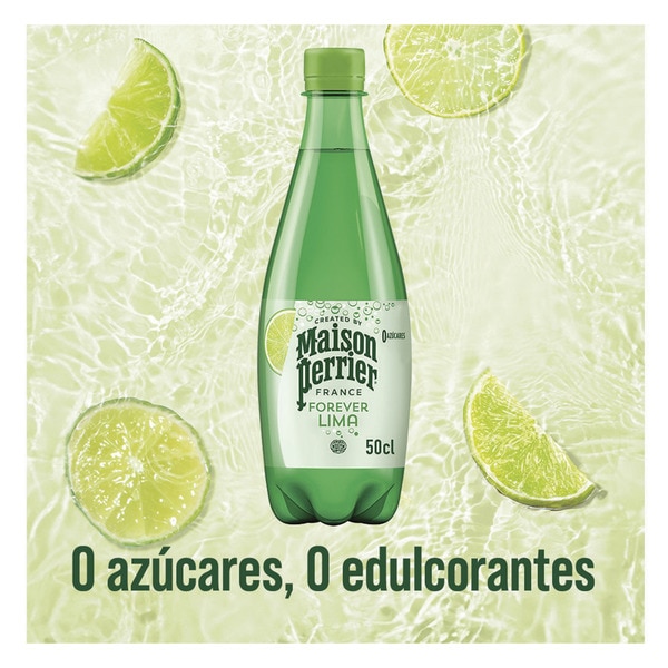 Mineralwasser mit Limettengeschmack Flasche 50 cl