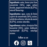 Sparkling natural mineral water with lemon and mint flavour tin 33 cl