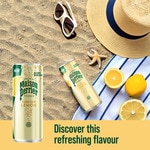 sparkling water with lemon flavour, 0% sugar tin 33 cl