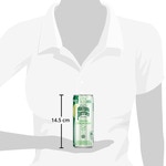 sparkling water with lime flavour, 0% sugar tin 33 cl