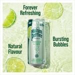 sparkling water with lime flavour, 0% sugar tin 33 cl