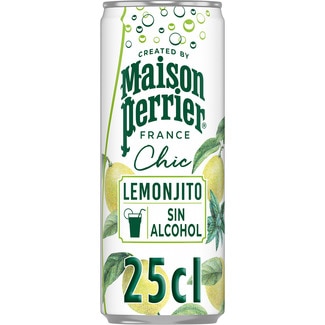Chic Lemonjito cóctel sin alcohol a base de agua con gas lata 25 cl - Maison Perrier