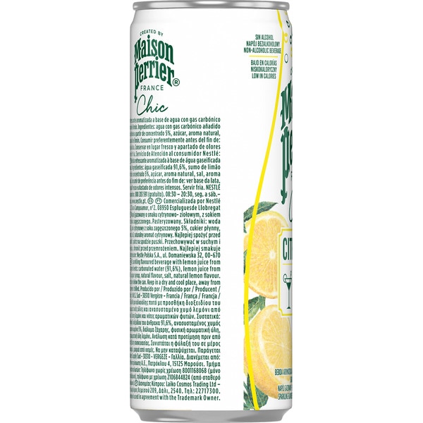 Erfrischungsgetränk mit Kohlensäure mit Zitronen- und Kräutergeschmack Dose 25 cl